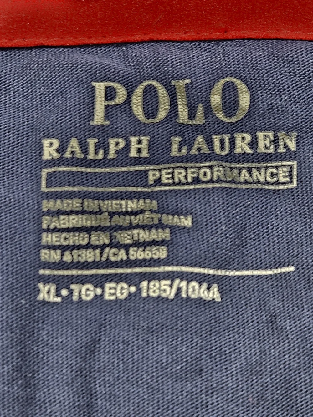 Polo Ralph Lauren 2018 US Open Tennis Men's Hoodie Shirt XL Navy Blue Cotton